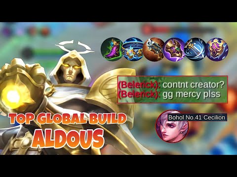 I TRIED THE TOP GLOBAL BUILD ALDOUS🔥| SUSTAINABLE BUT DEADLY😱 | ALDOUS BEST BUILD 2022