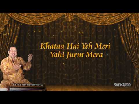 Mere Dil Ki Duniya Me by Rahat Fateh Ali Khan With Lyrics   Hindi Sad Songs