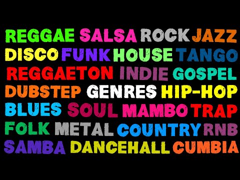 The Names of All The Music Genres