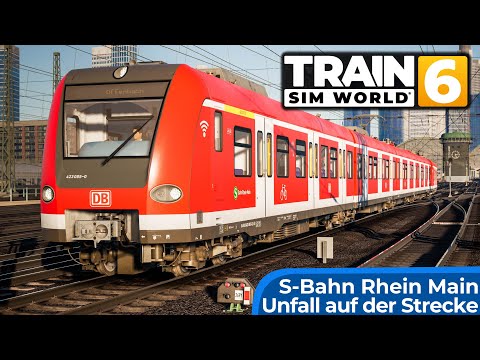 An accident on the line! | TRAIN SIM WORLD 6 | Rhine-Main S-Bahn – BR 423 to Offenbach