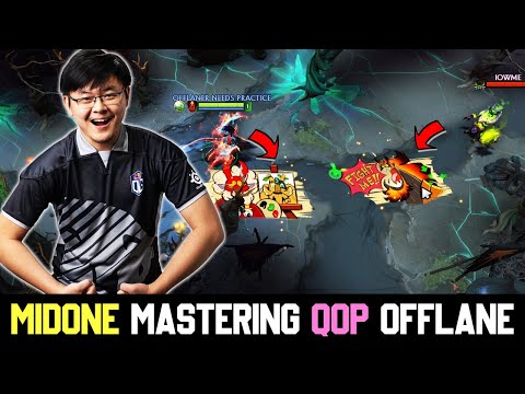MidOne Expanding his Heroes in OFFLANE (QOP with ARCANA) DOTA 2