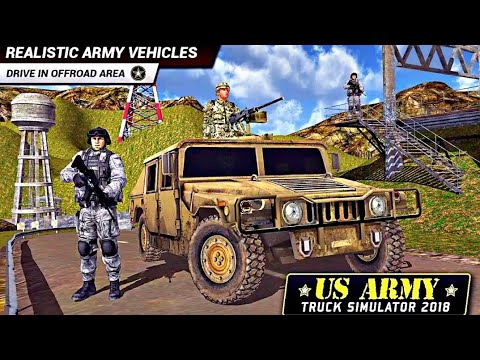 US Army Truck Driving Simulator 2021: Real Military Truck 3D // Android gameplay