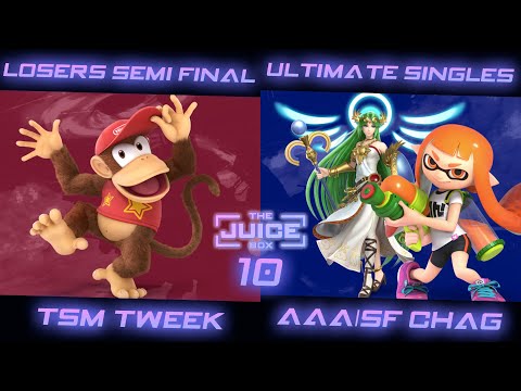 The Juice Box 10 \\ Losers Semi-Final \\ TSM Tweek(Diddy) vs AAA|SF Chag(Inkling/Palutena) \\ SSBU