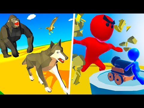 Epic Animal Hop & Smash Run 3D | Giant Incoming - 1⭐Gameplay Max Levels