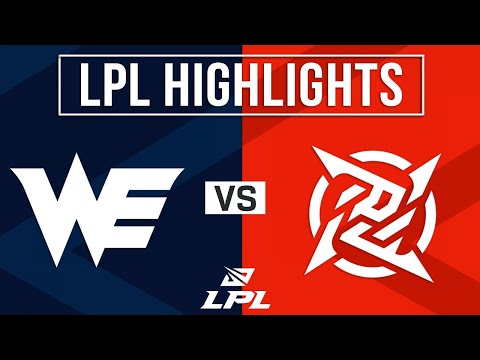 WE vs NIP Highlights ALL GAMES | LPL 2026 Split 1 | Team WE vs Ninjas in Pyjamas