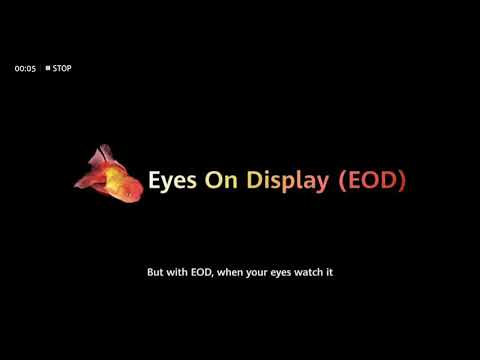 Huawei mate 40 pro new Eyes on Display feature