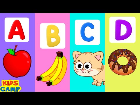 Learn ABC With Alphabet Song | Phonics Song | Nursery Rhymes For Kids | KidsCamp