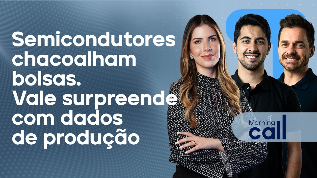 🔴 16/10/24 Semicondutores chacoalham bolsas | Vale surpreende com dados de produção | Morning Call