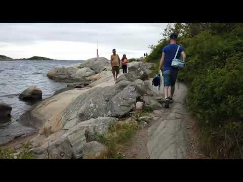Sweden - Sea and nature at Ganlet, Önnered  // Drive in rain, Gothenburg
