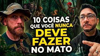 10 COISAS QUE VOCÊ NUNCA DEVE FAZER NO MATO. REACT. #abuscareal #abusca 