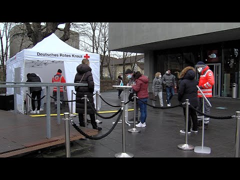 Impfaktion auf dem Lindenplatz Metzingen