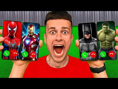 I Called EVERY SUPERHERO at 3:00 AM!