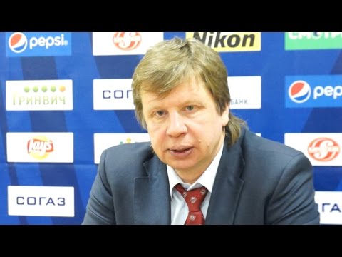 Пресс-конференция: Анатолий Емелин, Любомир Покович