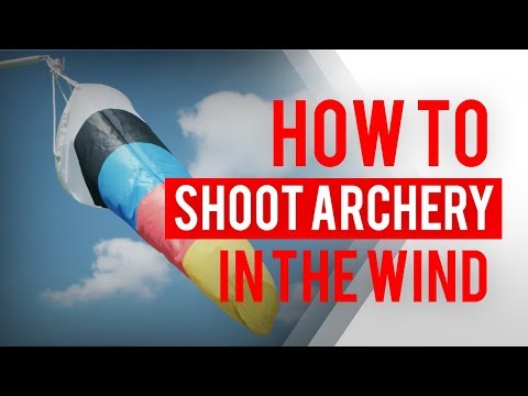 How to shoot archery in the wind