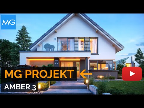 Projekt domu Amber 3 MG Projekt - 171,66 m²