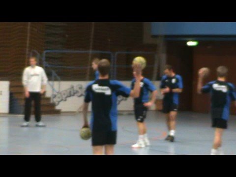 Aufwärmen vor dem Spiel