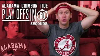 Alabama Crimson Tide Fans | College Football Playoffs in 60 Seconds