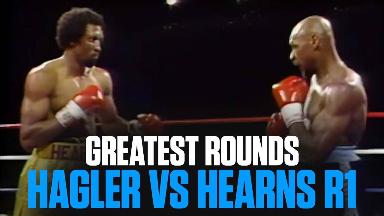 Marvin Hagler vs Tommy Hearns Round 1 | GREATEST ROUND OF BOXING | ON THIS DAY
