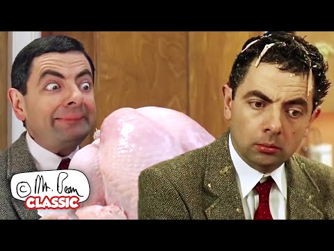 THANKSGIVING TURKEY EXPLOSION! | Mr Bean: The Movie |...