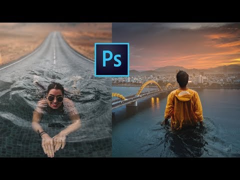 Neon Glow Effect Portrait Photoshop Tutorial
