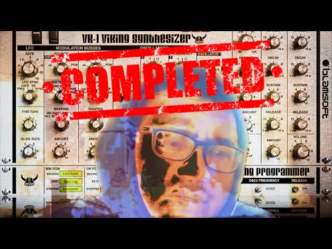 VK-1 Viking Synthesizer Completed