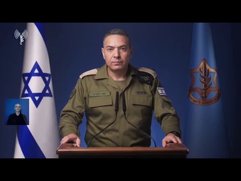 IDF Spokesperson speaks following Iranian attack on Israel
