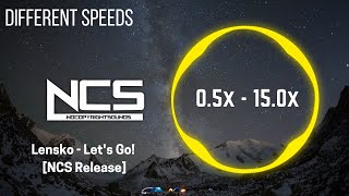 Download lagu (Different Speeds) Lensko - Let's Go! [NCS Release] mp3