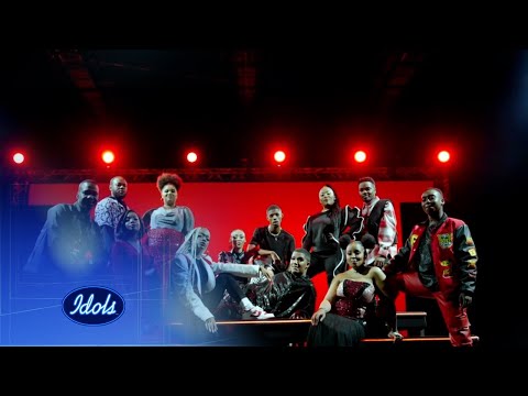 The Top 12 performs ‘Cuff It’ – Idols SA