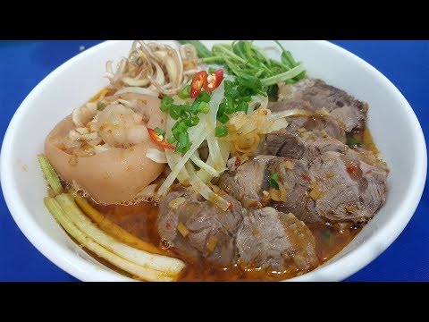 Cách nấu BÚN BÒ GIÒ HEO ngon tuyệt vời cho bữa sáng - Hồng Thanh Food