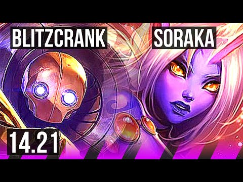 BLITZCRANK & Ezreal vs SORAKA & Ziggs (SUP) | 2/2/21 | KR Diamond | 14.21