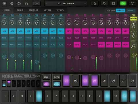Korg iElectribe Wave on iPad New Jam
