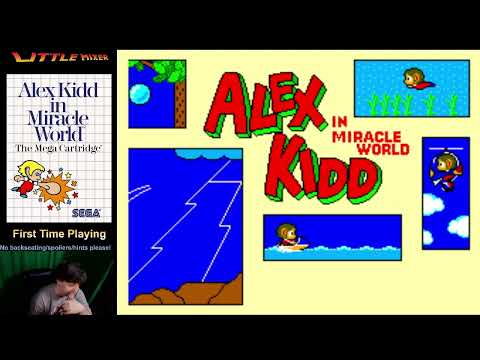 First time playing ALEX KIDD IN MIRACLE WORLD on Sega Master System