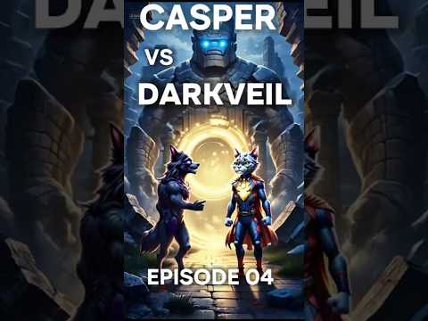Casper vs Darkveil – Episode 4 | The Forgotten Realm 🌌⚔️@ Casper - The Guardian Super Cat #Casper