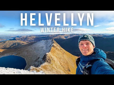 Solo Hiking Helvellyn In Winter - A Frozen Lake District
