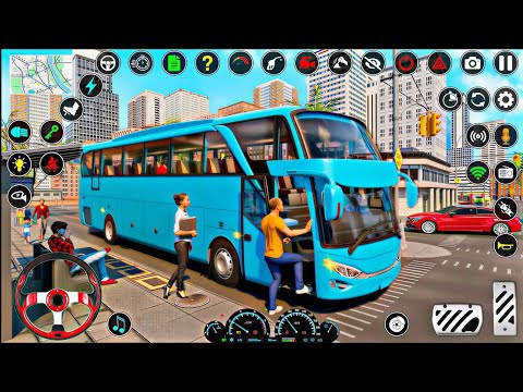 Realistic Bus Simulator 3D Games - Modern City Bus Driving Bus Game 