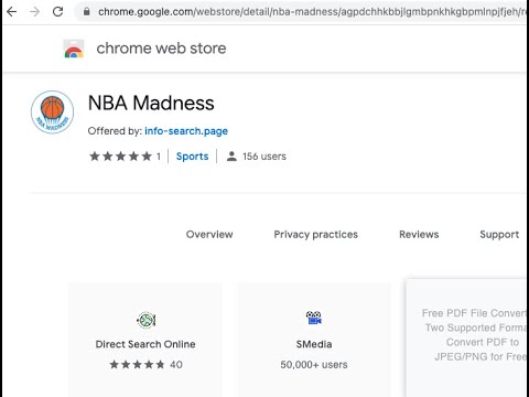 NBA Madness extension (removal instructions).