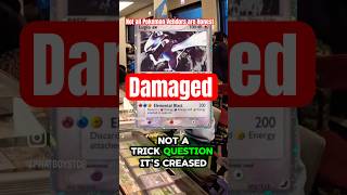 Pokemon vendor sells damaged card 🤦‍♂️ #pokemontcg #pokemongo #pokémon #pokémon #cards
