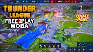 Thunder League Online ★ Gameplay ★ PC Steam [ Free to Play ] strategic  MOBA game 2022