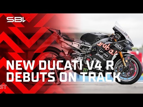 FIRST IMAGES: Bulega and Lecuona tests the new Ducati V4 R 🔥 | 2025 #WorldSBK