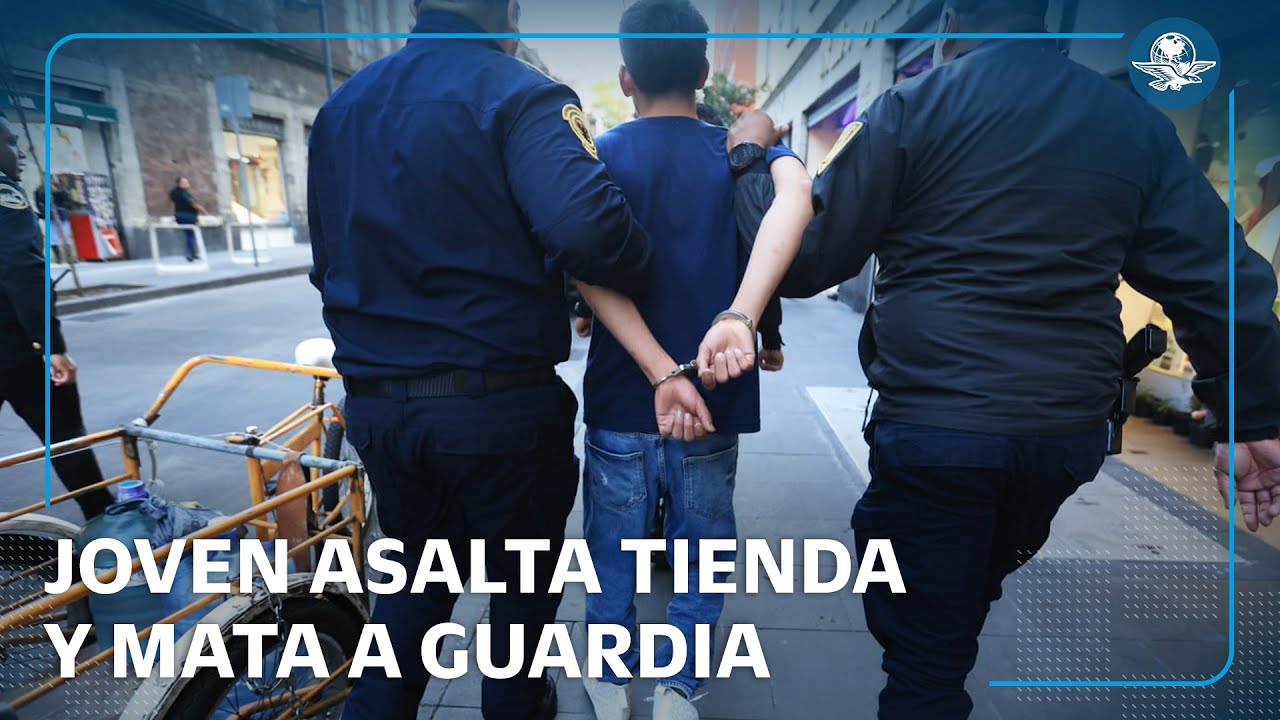 Menor mata a guardia de seguridad de tienda de autoservicio en la Cuauhtémoc