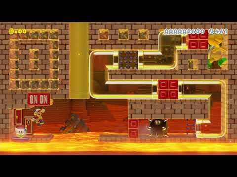 Super Mario Maker 2 - Spikeball Boomerang Crazy Golf! by Irish Dave - No Commentary