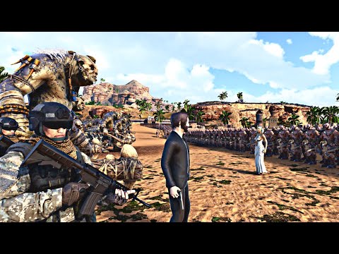 CAN SPECIAL FORCES BLOCKED CLEOPATRA'S EVIL PLAN? - Epic Battle Simulator 2 - UEBS 2
