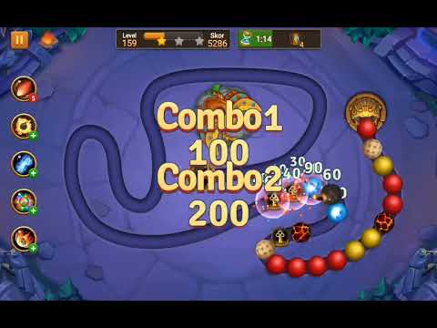 Jungle Marble Blast Level 159