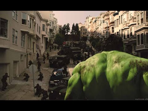 Hulk vs Military US Tank | Hulk 2003 HD Clip