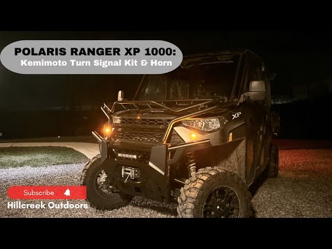 Kemimoto Turn Signal Kit & Horn: POLARIS RANGER XP 1000 Crew
