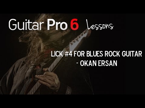 Lick #4 for Blues Rock Guitar by Okan Ersan