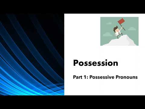 16. Possession Part 1: Possessive Pronouns in Russian