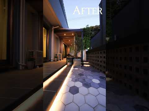 garage transformé meubles jardin moderne