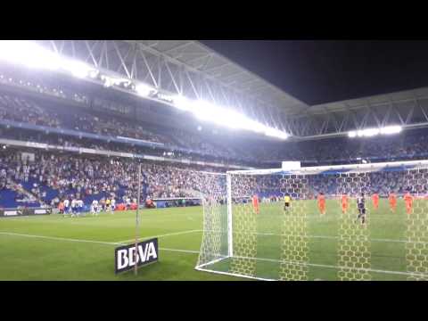 Espanyol 3 - Valencia 1 Gol de David López