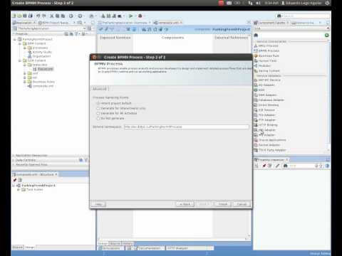 Creating A new BPM Application and Project